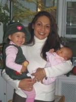 photo of a mother and her children