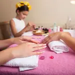 Spa Theme Slumber Party Manicures