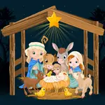 Nativity Scene in Christmas Right Left Game