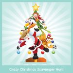 Crazy Christmas Scavenger Hunt Scene