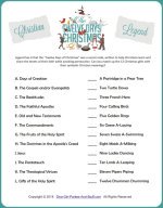 12 Days of Christmas Legend Game