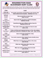 resurrection eggs easter scavenger hunt