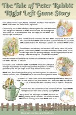 Peter Rabbit Right Left Game Pin