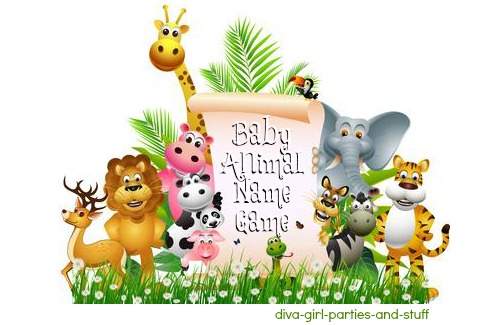 Baby Animal Name Game