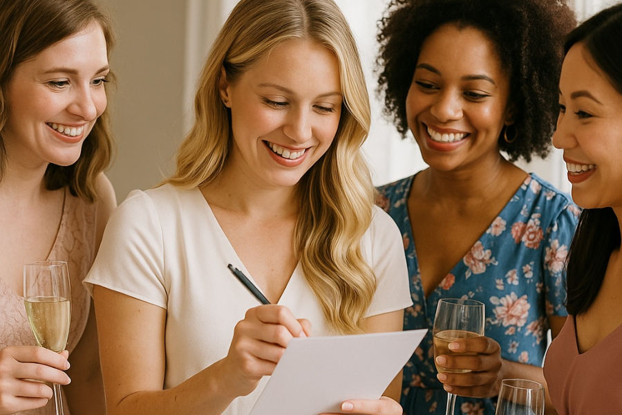 Bridal Shower Scavenger Hunt Players