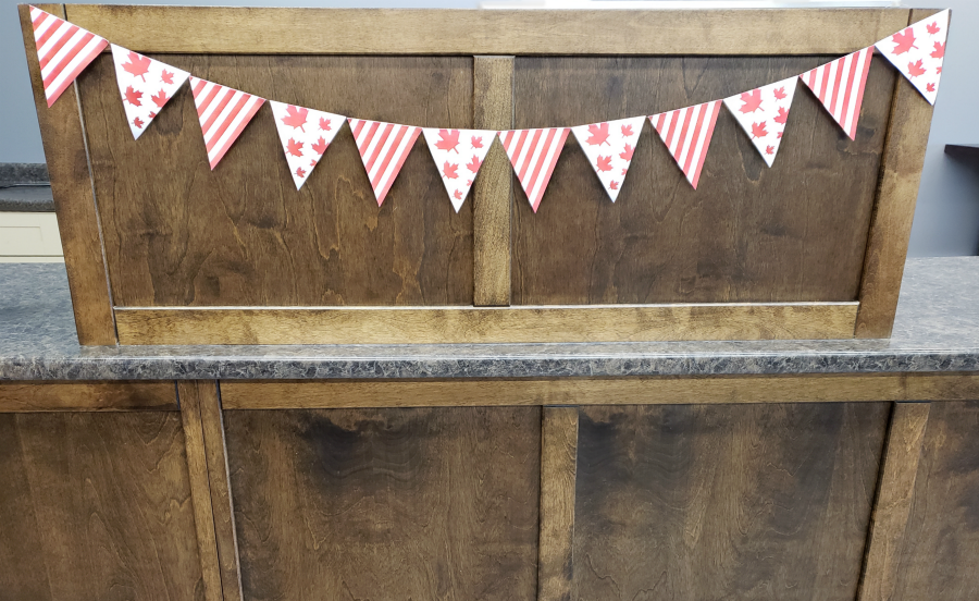 Canada Day Flag Pennant Banner