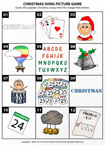 Name that christmas carol picture game answers Name that christmas carol picture game answers
