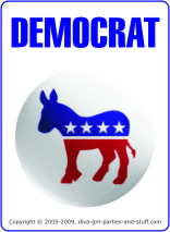 Democrat or Republican Trivia Card