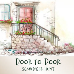 Door to Door Scavenger Hunt Doorway