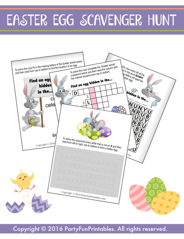 Easter Egg Scavenger Hunt