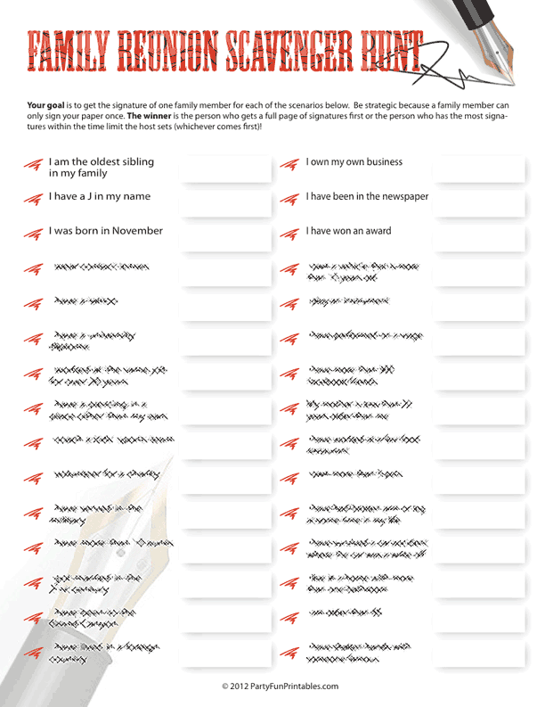 100 Scavenger Hunts With Fun Printable Lists And Ideas 100 Scavenger Hunts With Fun Printable Lists And Ideas