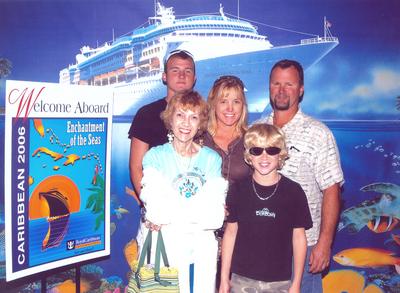 Part of family boarding