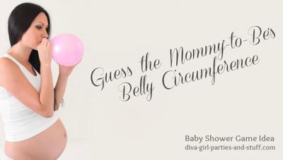 Guess Mommy's Belly Circumference Baby Shower Game