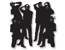 Bat Mitzvah Hollywood Party Paparazzi Cutouts
