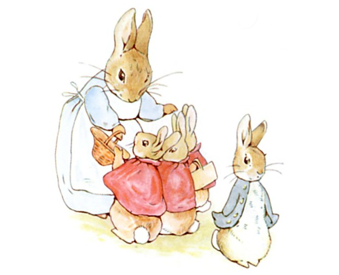 Peter Rabbit Mother's Instructions to Obey Peter Rabbit Mother's Instructions to Obey