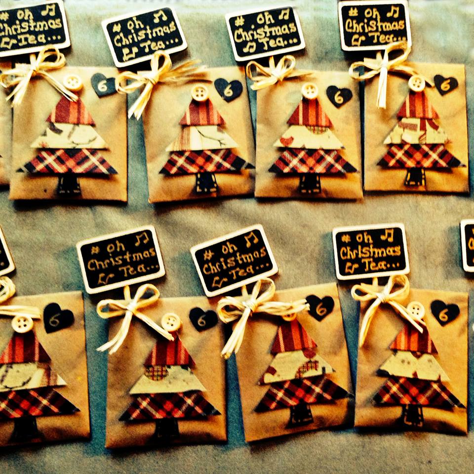 Unique Christmas Tea Bag Wrapping