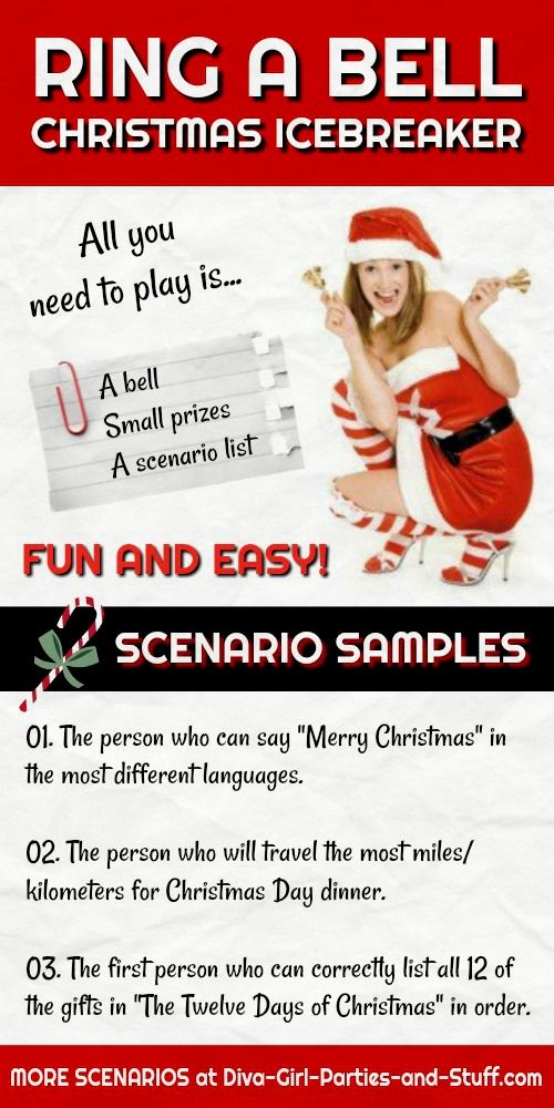 Ring a Bell Christmas Party Game Idea / Fun Easy Icebreaker