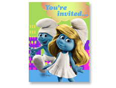 Smurf Party Invitations
