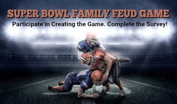 Super Bowl Family Feud Game Survey