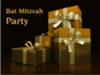 Black and Gold Bat Mitzvah