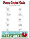 Famous Couples Match Game