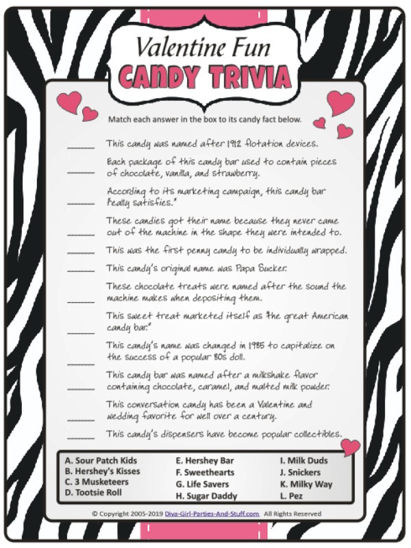 Valentine Party Games And Ideas