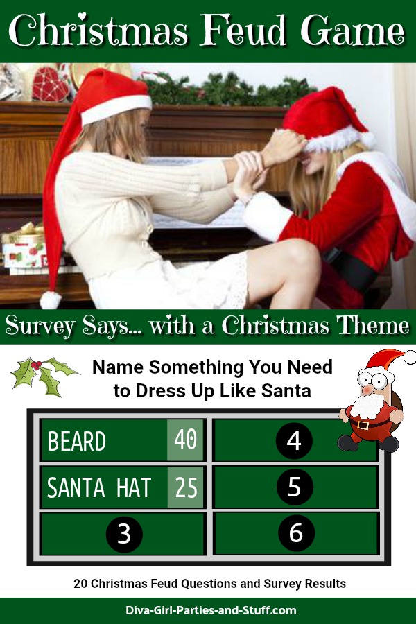 Christmas Feud Party Game