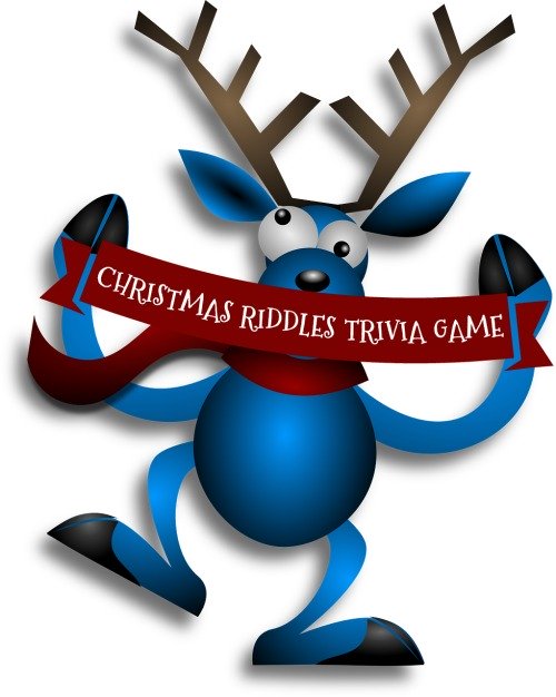 Christmas Riddles Trivia Game Reindeer
