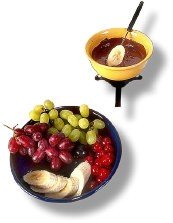 fruit dipping fondue