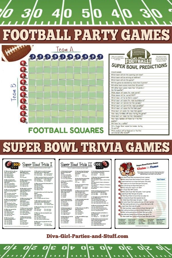 Super Bowl Party Games and Trivia