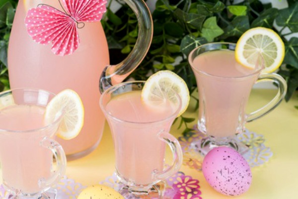 Pink Lemonade for a Garden Party
