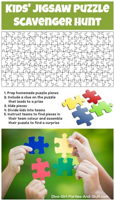 Jigsaw Puzzle Scavenger Hunt