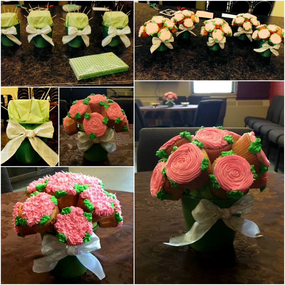 Mother's Day Cupcake Rose Bouquets