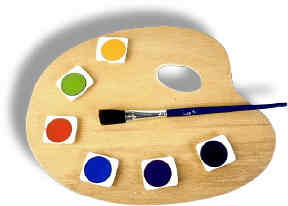 art trivia paint pallette