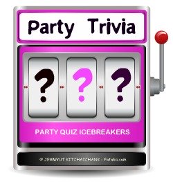 Party Trivia Machine Question Marks