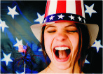 Presidential Inauguration Party Girl