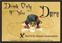 drink if you dare label