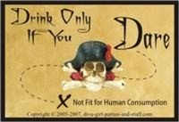 drink if you dare label