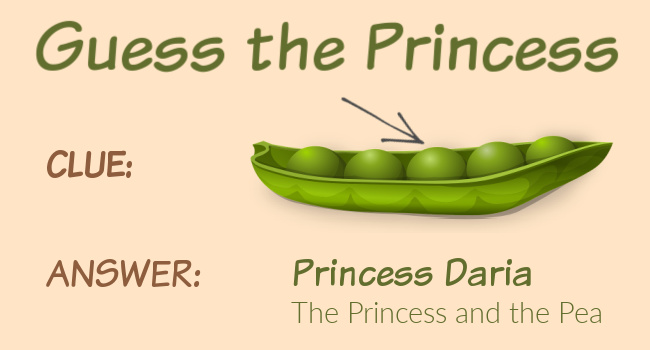 Princess and the Pea Game Clue