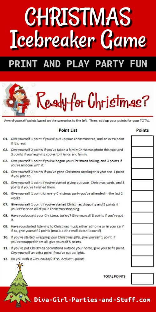 Christmas Icebreaker Game - Are You Ready for Christmas?