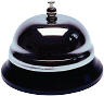 silver desk bell