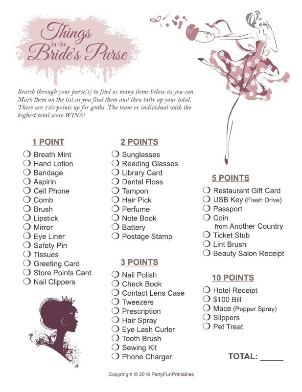 Bridal Shower Bride And Groom Trivia Questions