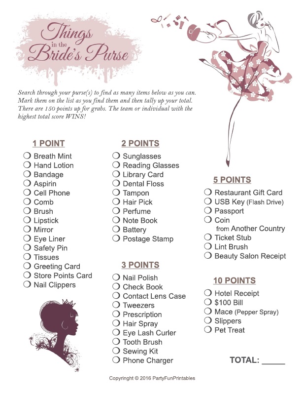 Basemenstamper Bridal Shower Bride And Groom Trivia Questions