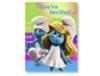 Smurf Party Invitations