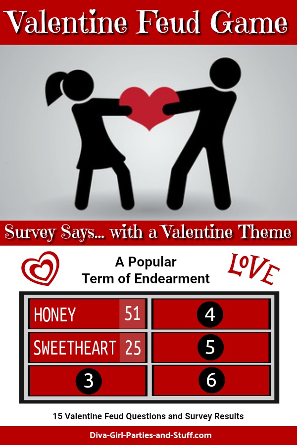 Valentine Family Feud Game