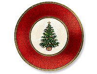 Christmas Party Plates